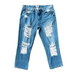 Mudd Distressed Crop Jeans Sz 11